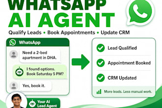 build a whatsapp ai agent for lead qualification and booking