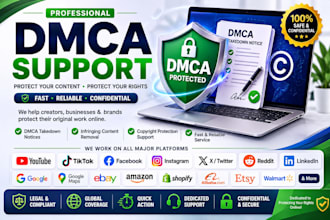 help protect your content with professional dmca support