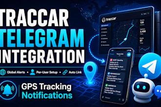 integrate telegram notifications with traccar gps