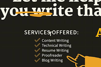 write  articles, blogs and seo writing