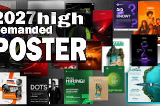 create modern new trending posters to you