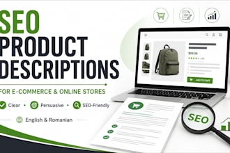 write SEO product descriptions for your online store