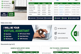 ido accurate data entry, copy paste, PDF to word and excel