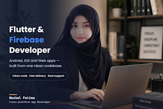 create your flutter app for android, ios and web