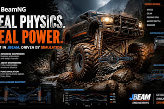 develop beamng crawler, offroad, and mud truck physics modifications