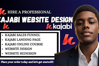 design kajabi website, kajabi sales funnel, kajabi online course, landing page