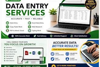 do accurate data entry,copy paste,pdf to excel or word