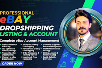 manage your ebay store, handle amazon, walmart, ali express