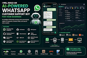 build an ai whatsapp customer support bot