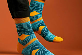 design custom and unique socks design