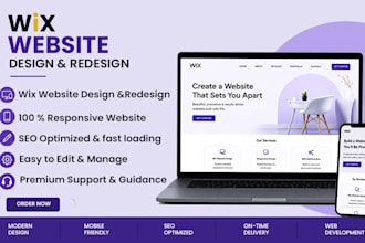 design wix websites for local service businesses