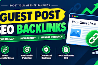 build niche relevant guest post backlinks for your SEO