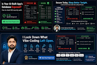 audit and fix your supabase rls security and lovable app bugs