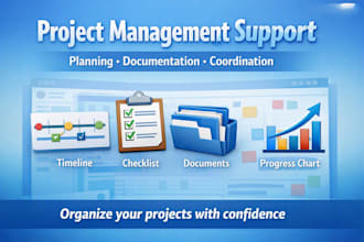 provide project management support and coordination