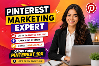 be your pinterest marketing manager and SEO expert
