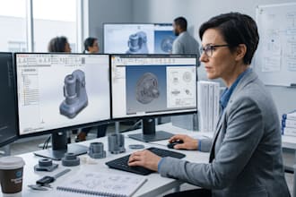 do 3d product design in solidworks and autodesk inventor