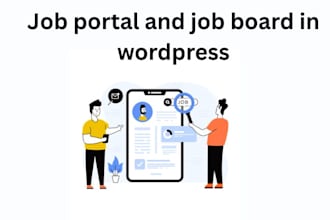 develop a job portal and job board in wordpress