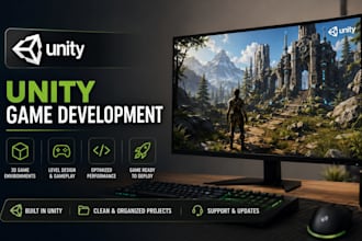 do unity game development as a professional unity game developer