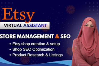 be your etsy expert for USA, europe and canada store setup and SEO