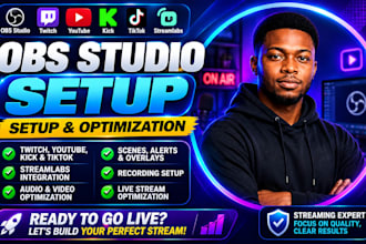 setup obs studio and streamlabs for twitch, youtube, kick tiktok live streaming
