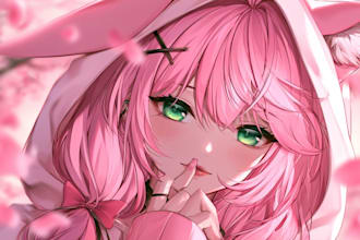 design amazing anime character art and chibi character
