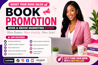 do complete book promotion and marketing for authors