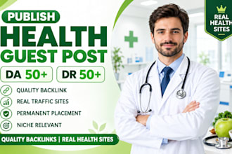 publish a high da health guest post with health backlinks