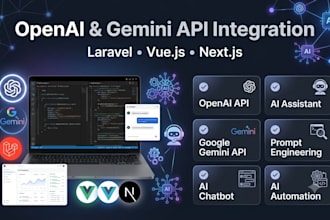 integrate chatgpt, openai, or gemini API into your laravel app