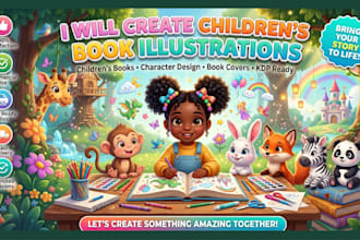 create children book illustrations and storybook art