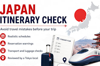 review and improve your japan travel itinerary