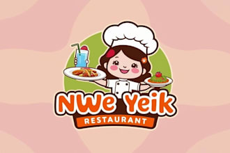 design logo with cute anime mascot for your business