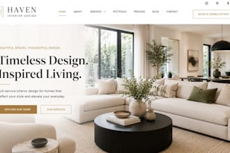 design squarespace interior designer website residential design decorator websit