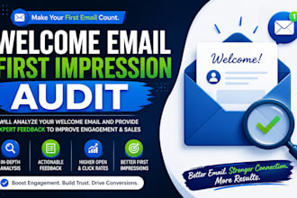 audit and improve your welcome email