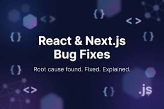 fix bugs in your react or nextjs website