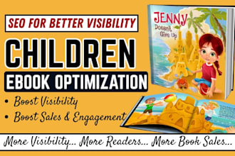 children book seo, children ebook optimization, kids book marketing, boost sales