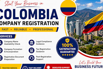 register your colombia company business formation and incorporation