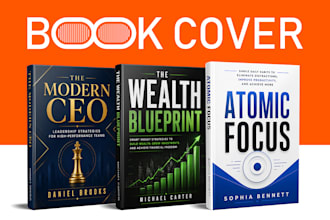 design modern business and nonfiction book cover for KDP