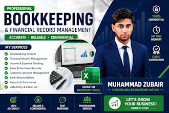 do bookkeeping in excel maintain financial records and manage accounts