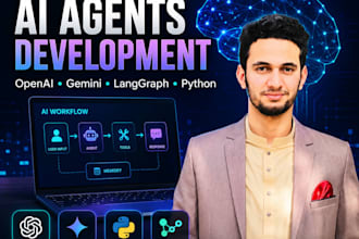 build ai agents using openai, gemini, langgraph and python