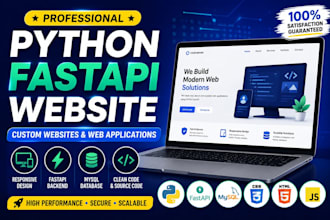 build a custom website using pyhton based on your requirements