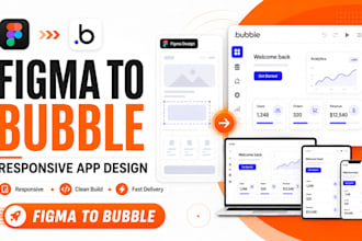 convert your figma design to a responsive bubble io web app