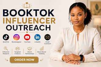 do booktok outreach and influencer outreach to boost brand visibility