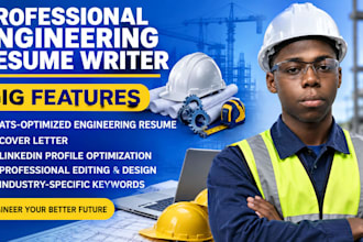 write and optimize a professional ats engineering resume and cover letter