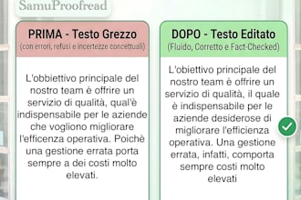 correzione bozze e proofreading dei tuoi testi in italiano