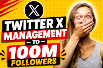 grow x followers with fast x organic growth, twitter x promotion, x management