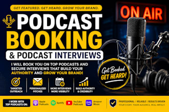 do podcast booking and secure podcast interviews for your brand
