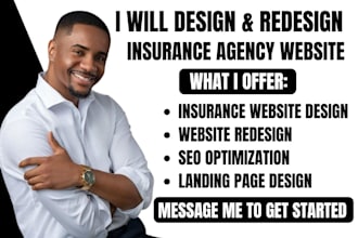 design insurance agency website life insurance website insurance landing page