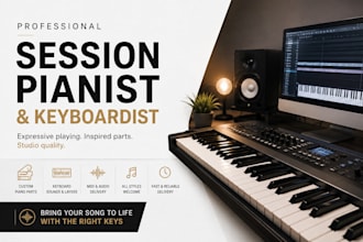 play piano or keys on your song