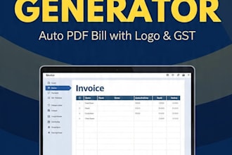 devlope gst billing software in python with invoice