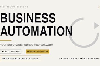 automate your business workflow by connecting your apps and apis